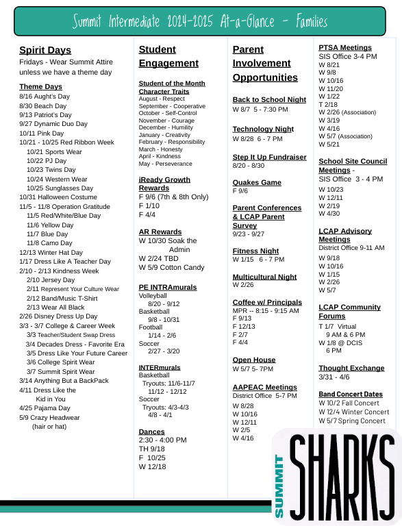 24-25 Campus Dates