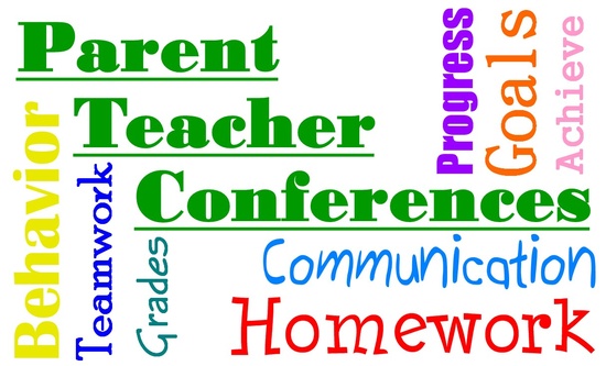 Image of words "Parent Teacher Conference"