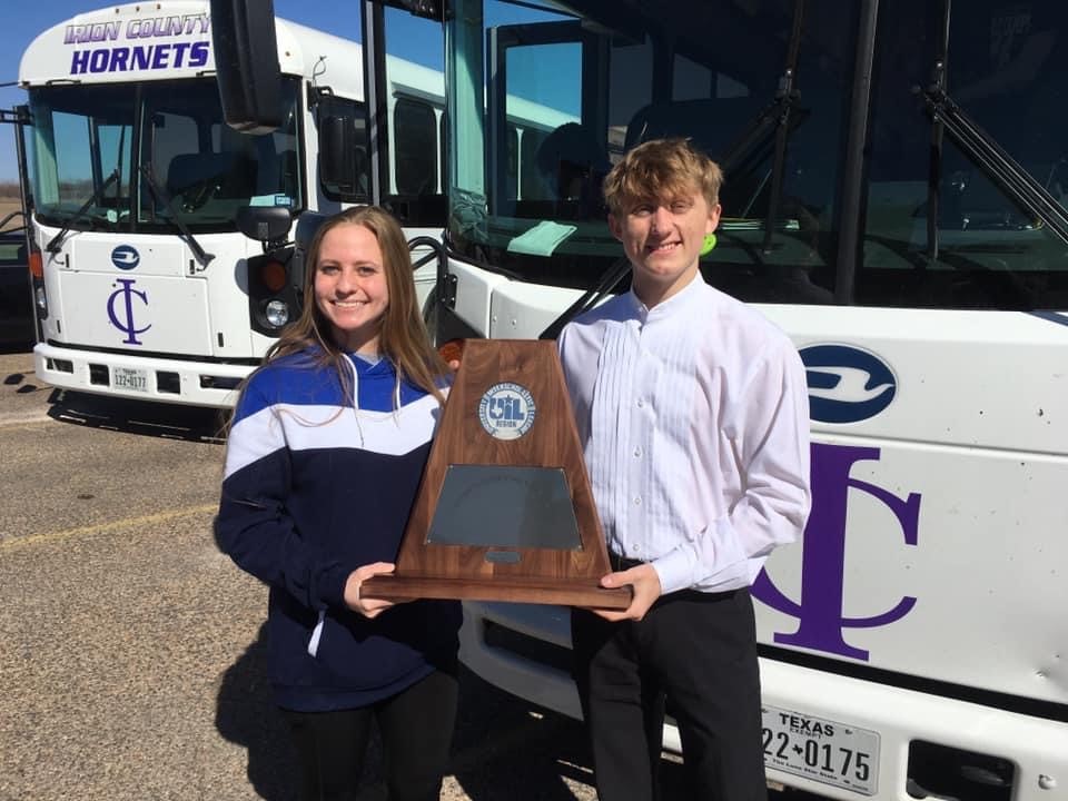 Band Awards and Pictures Irion County ISD