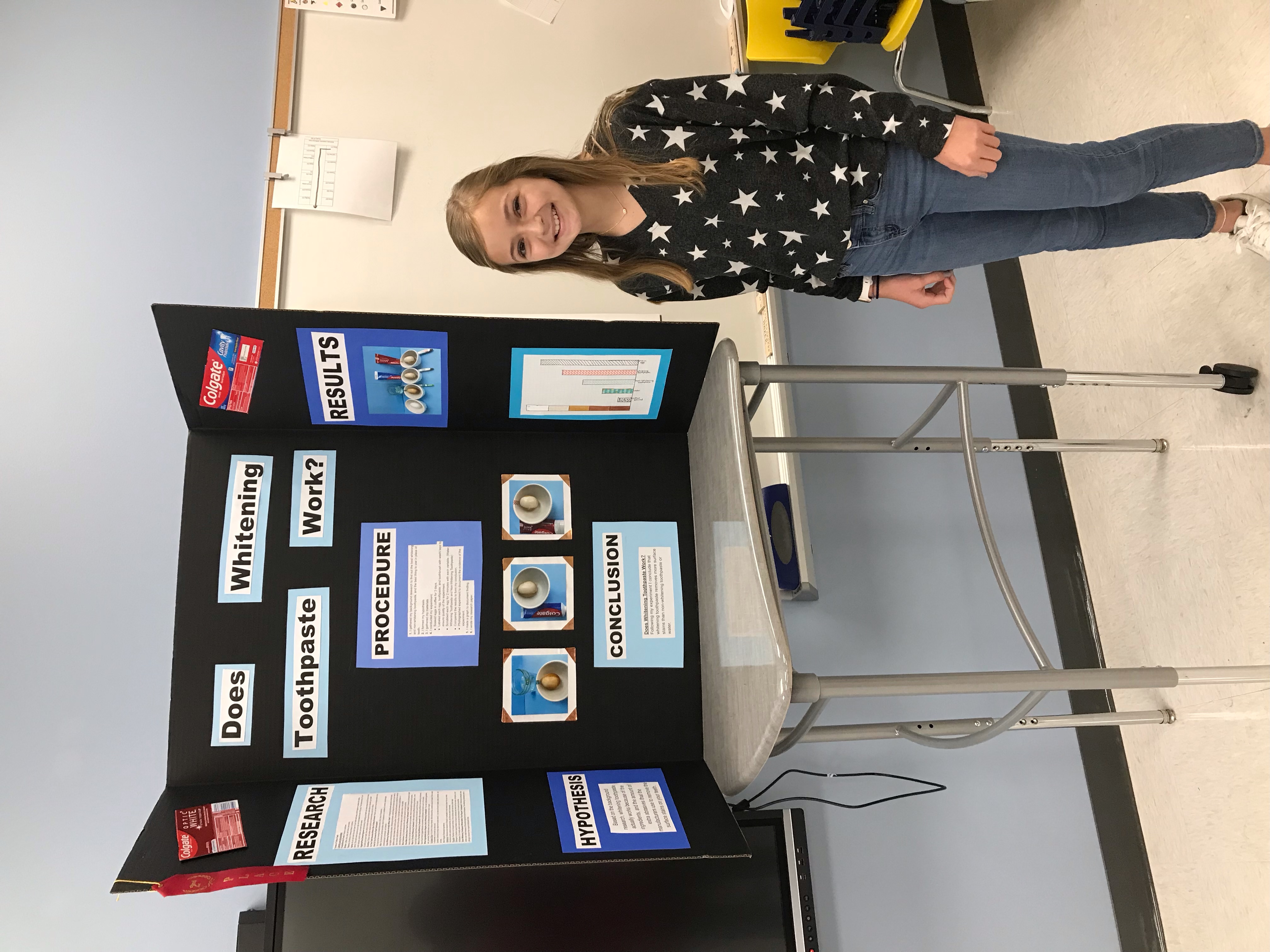 Lana Bray Science Fair project
