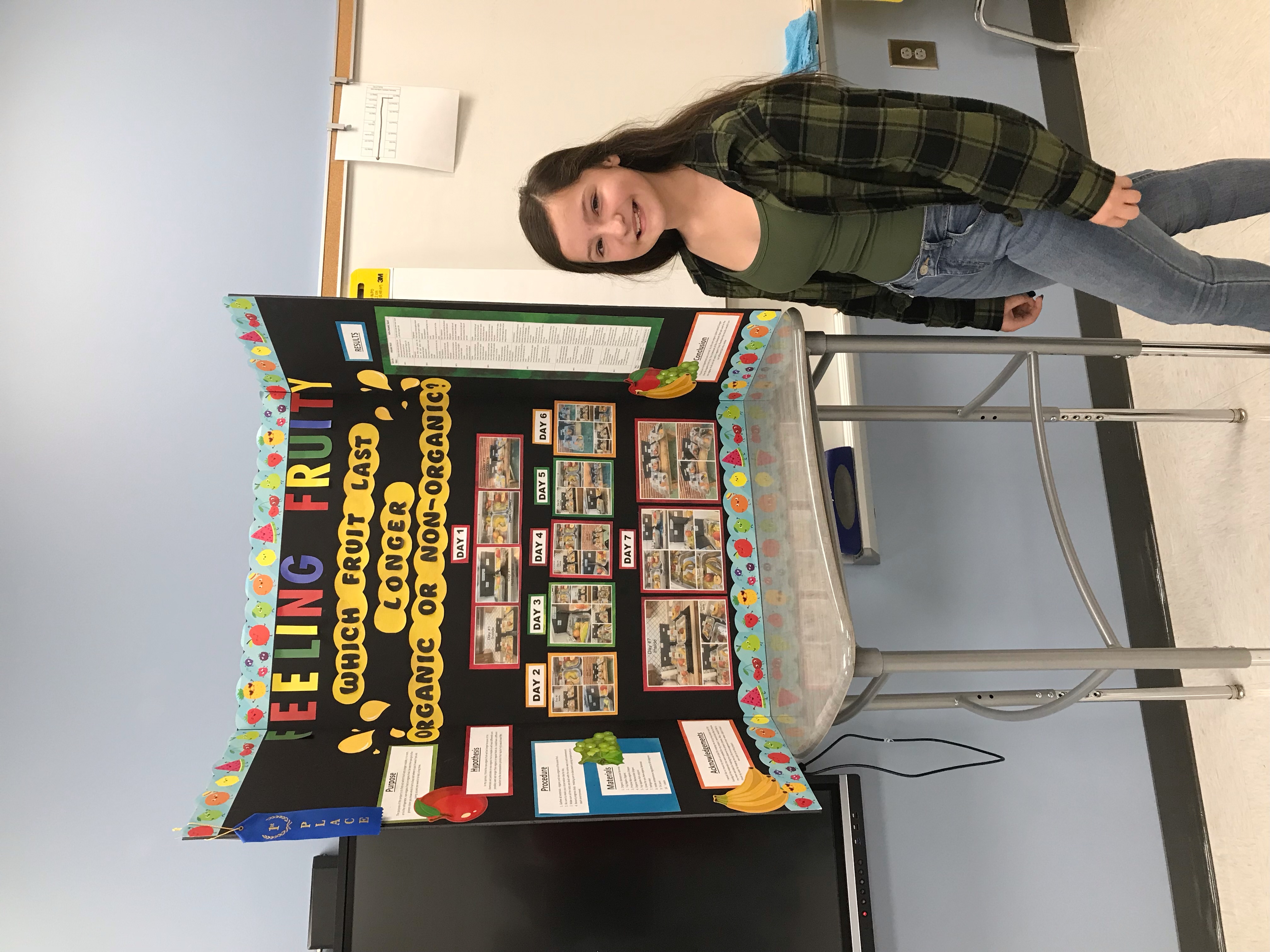 Lily Banda science fair project