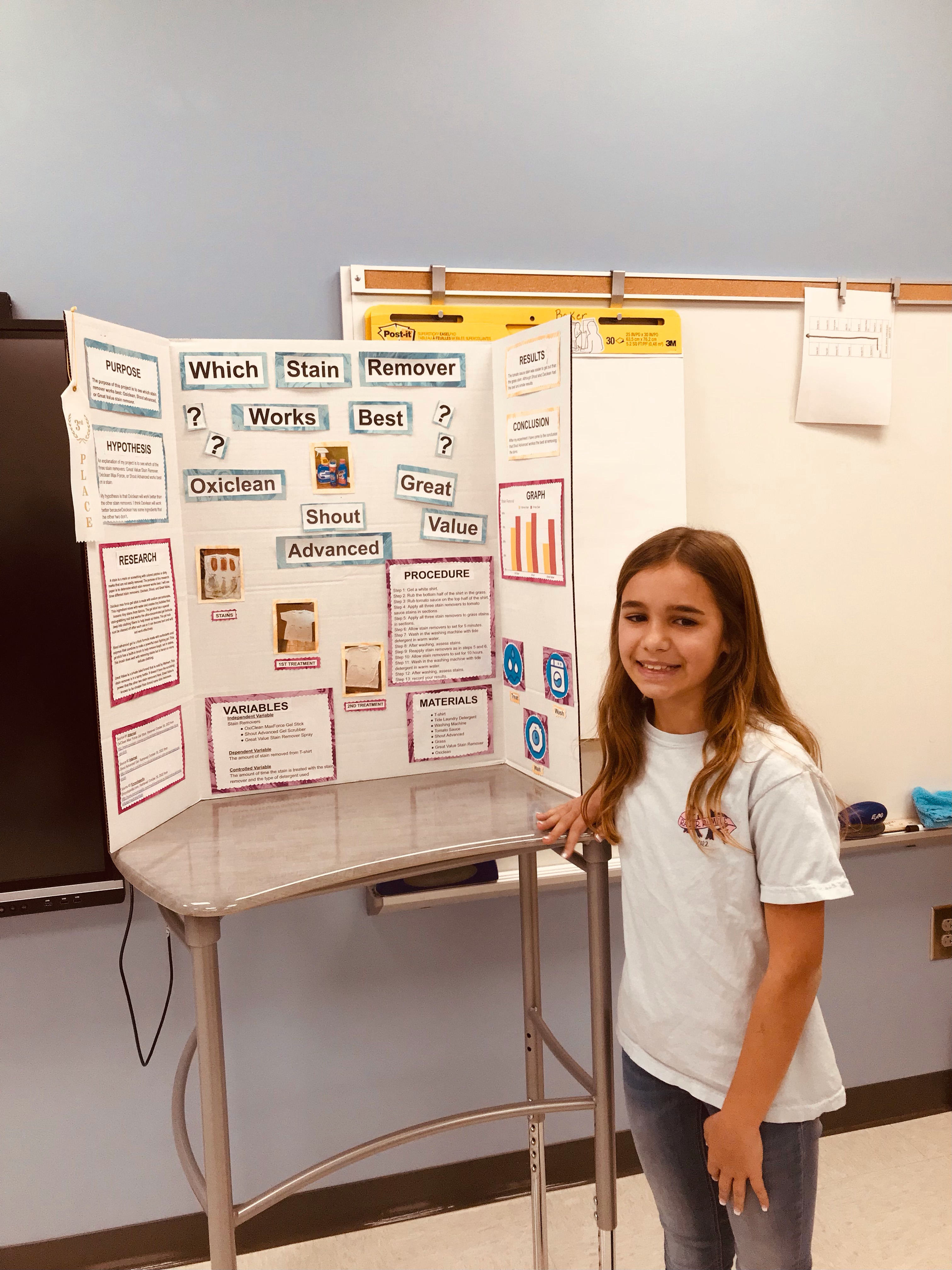 Maddie Smith science fair project