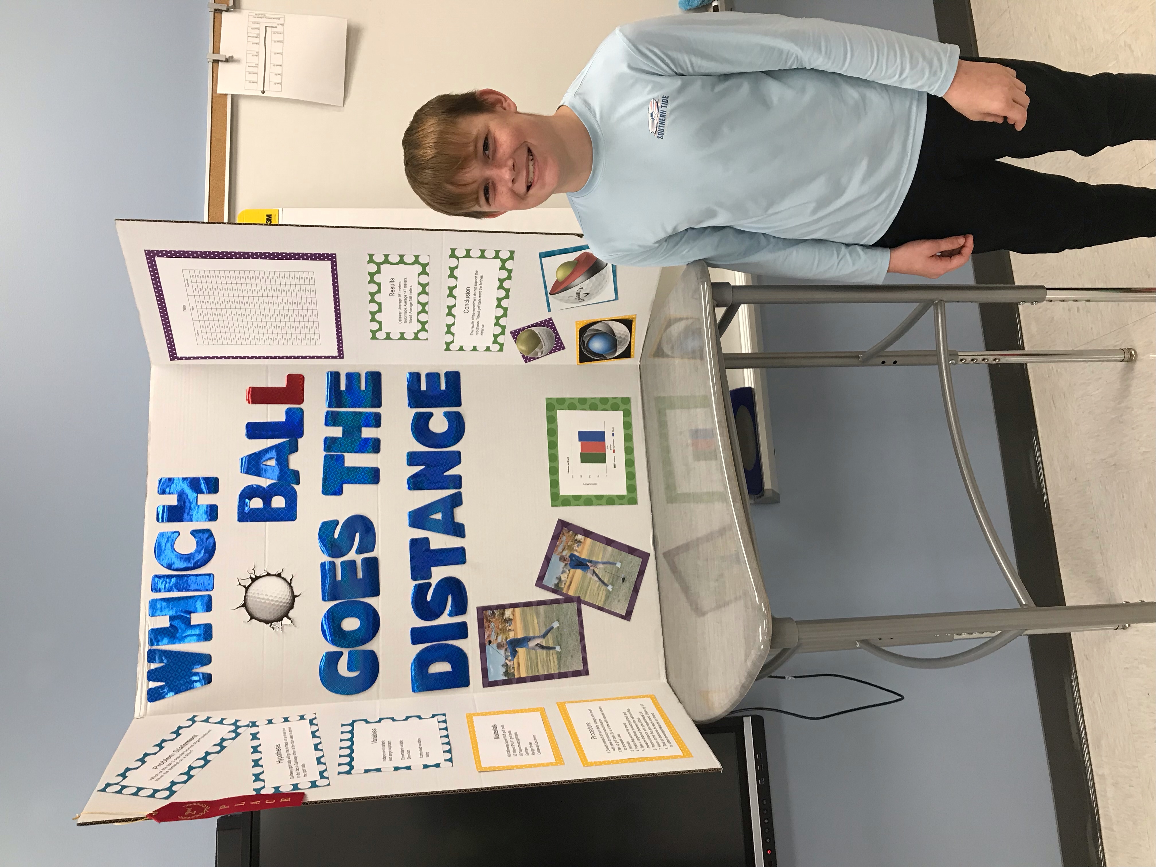 Robbie Lancaster science fair project