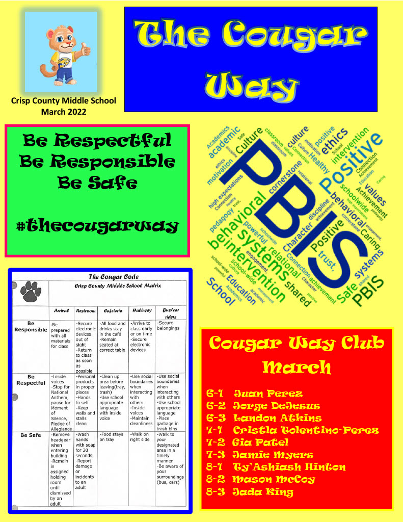 PBIS newsletter for March