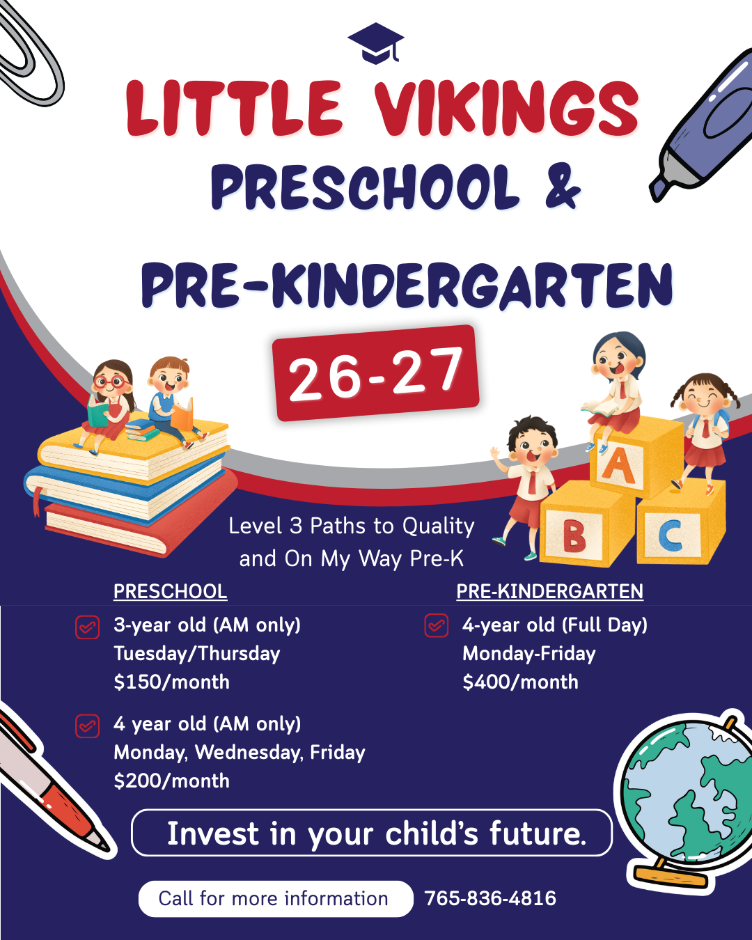 Preschool and Pre-K
