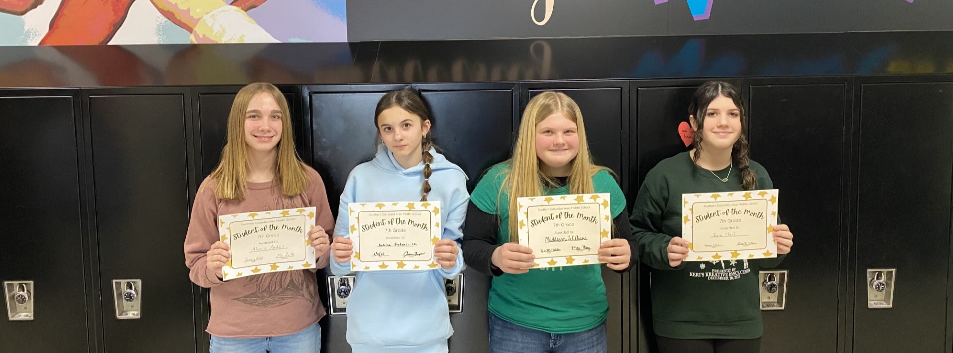 students of the month