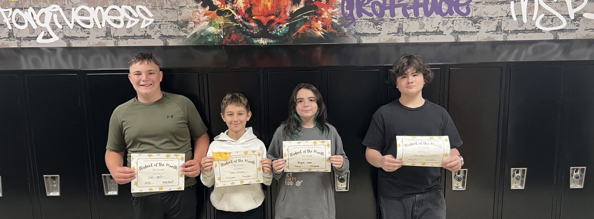 students of the month