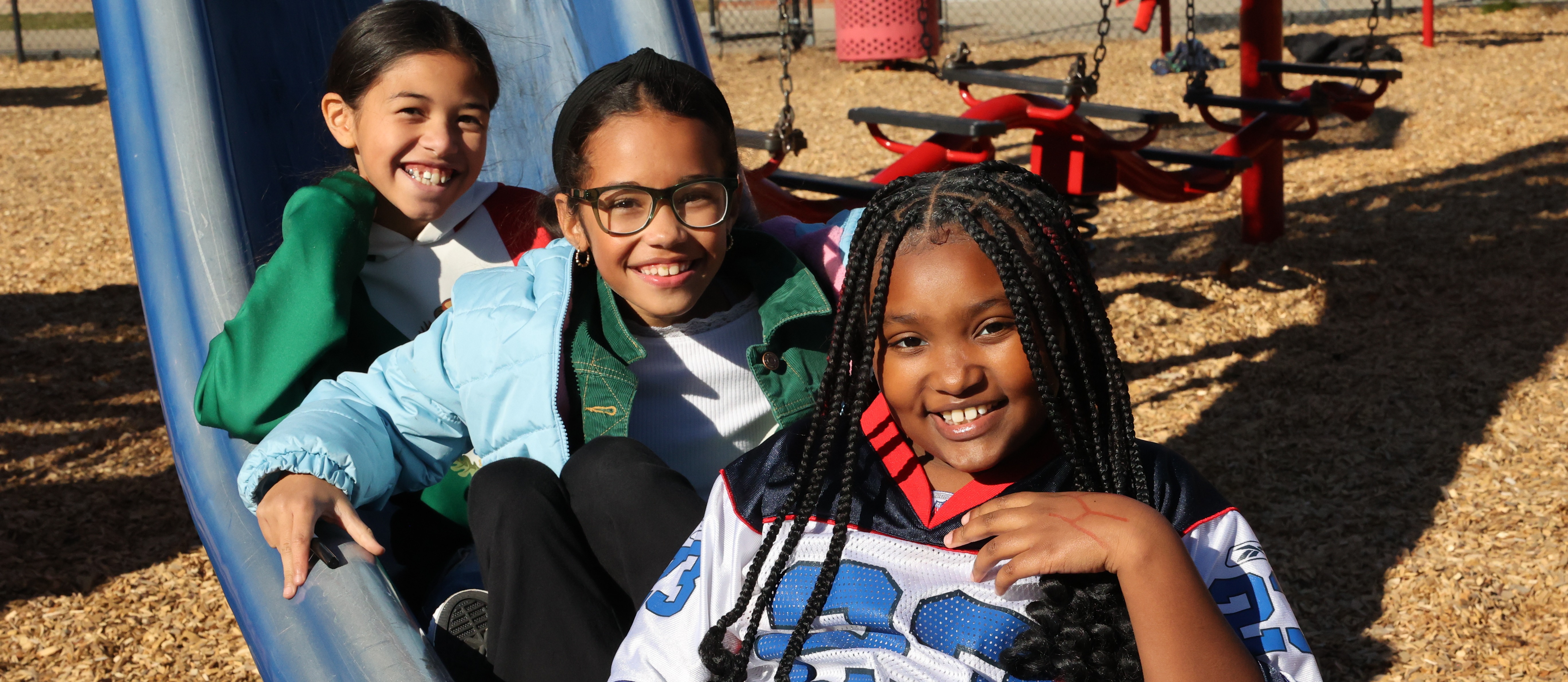 Students on the playground