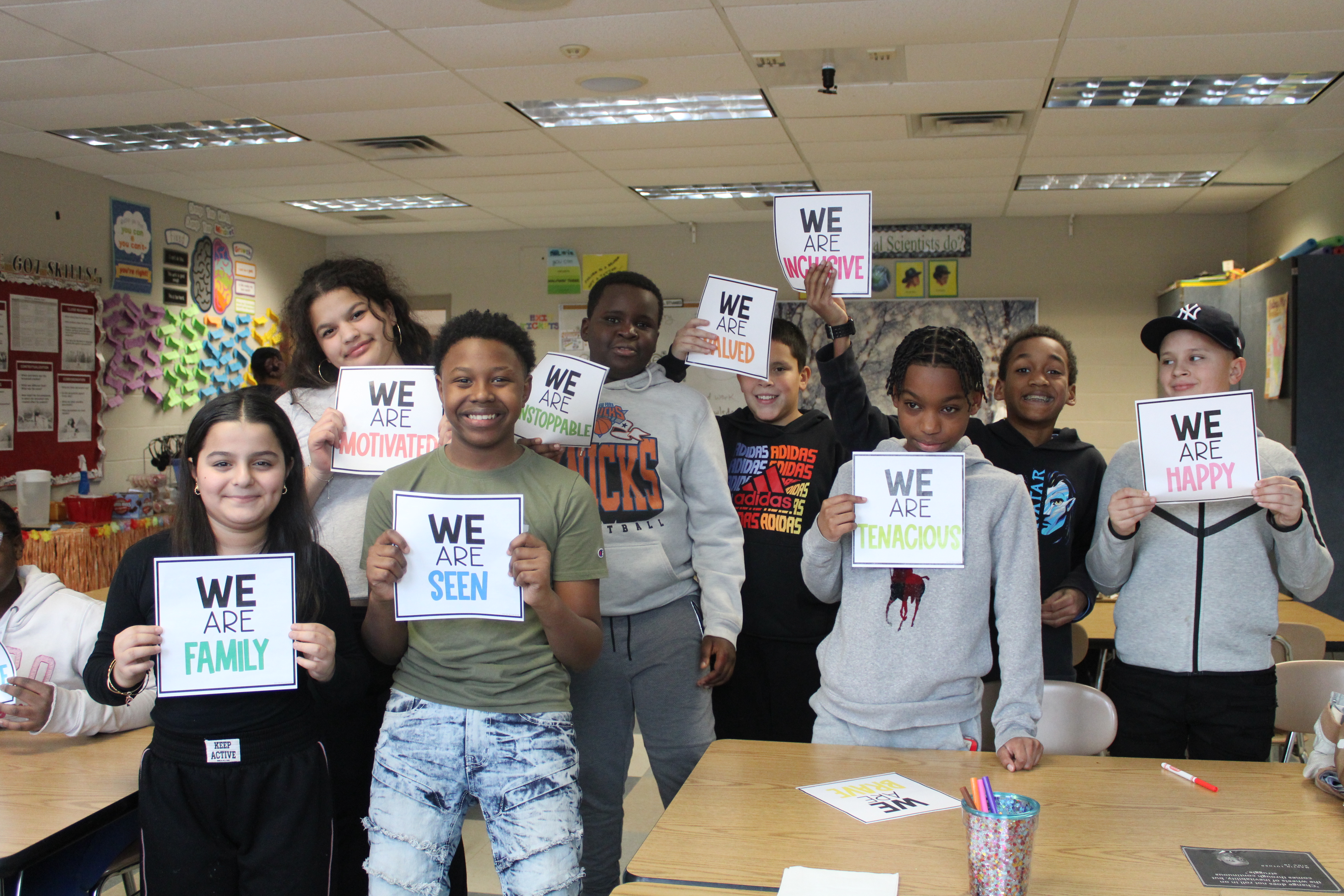 students smiling