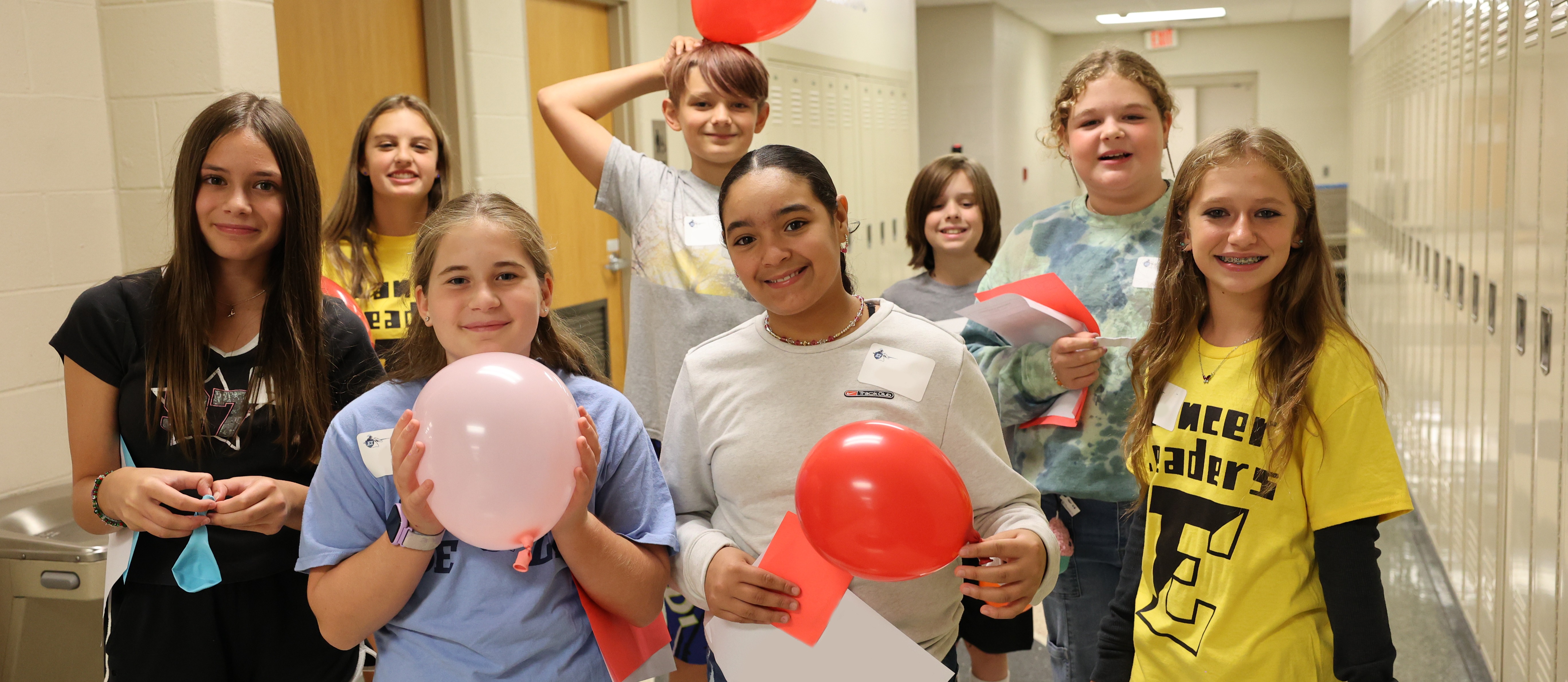 students smiling