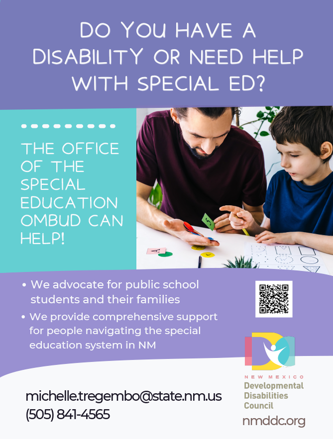 Special Education Ombud Flyer in English