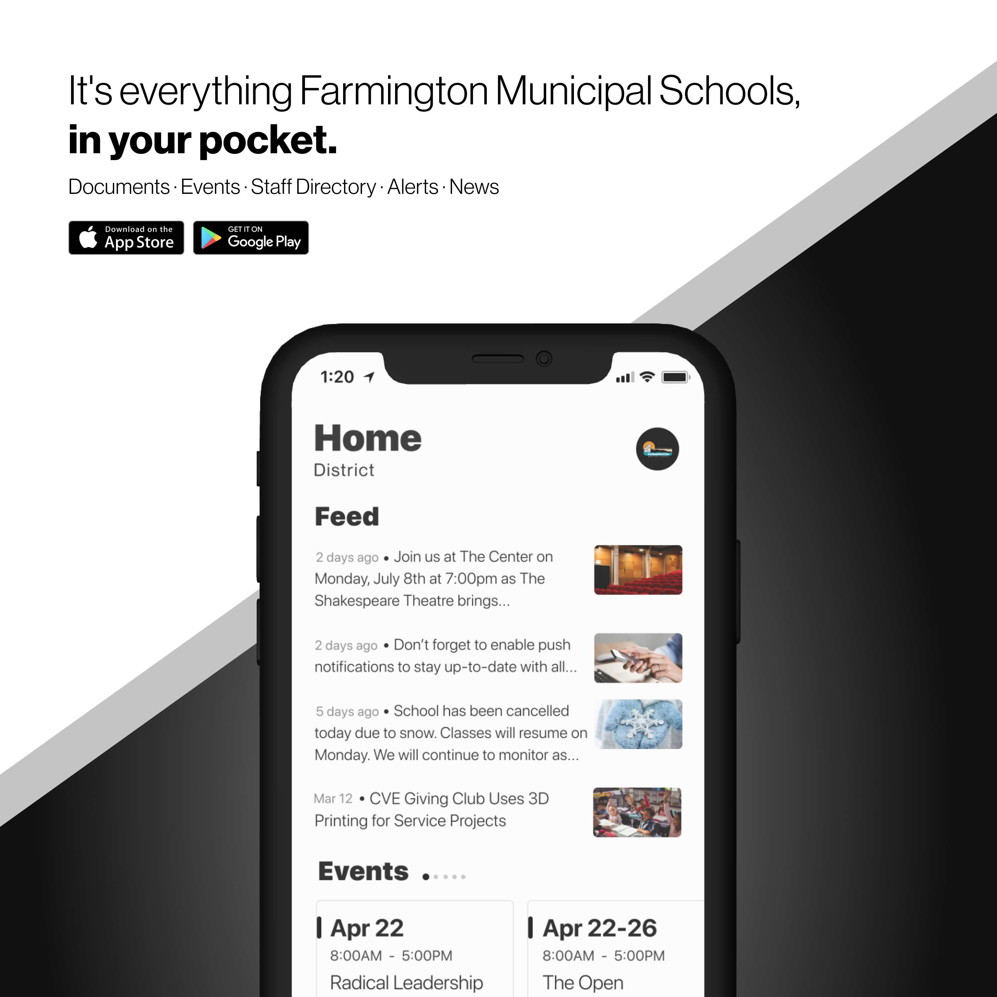 New App for Farmington Municipal Schools! 