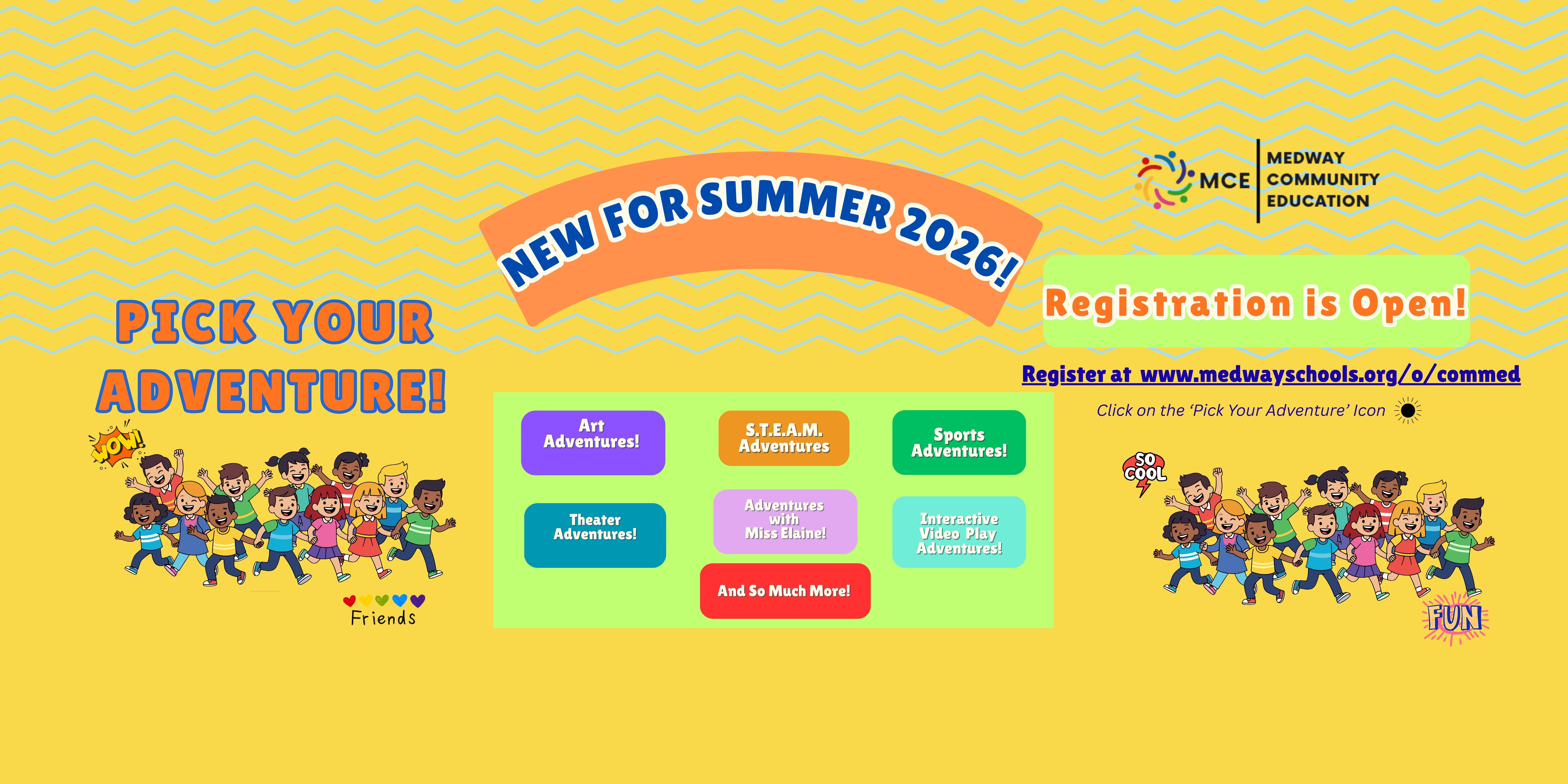 Medway Community Education - Pick a Summer Camp Adventure