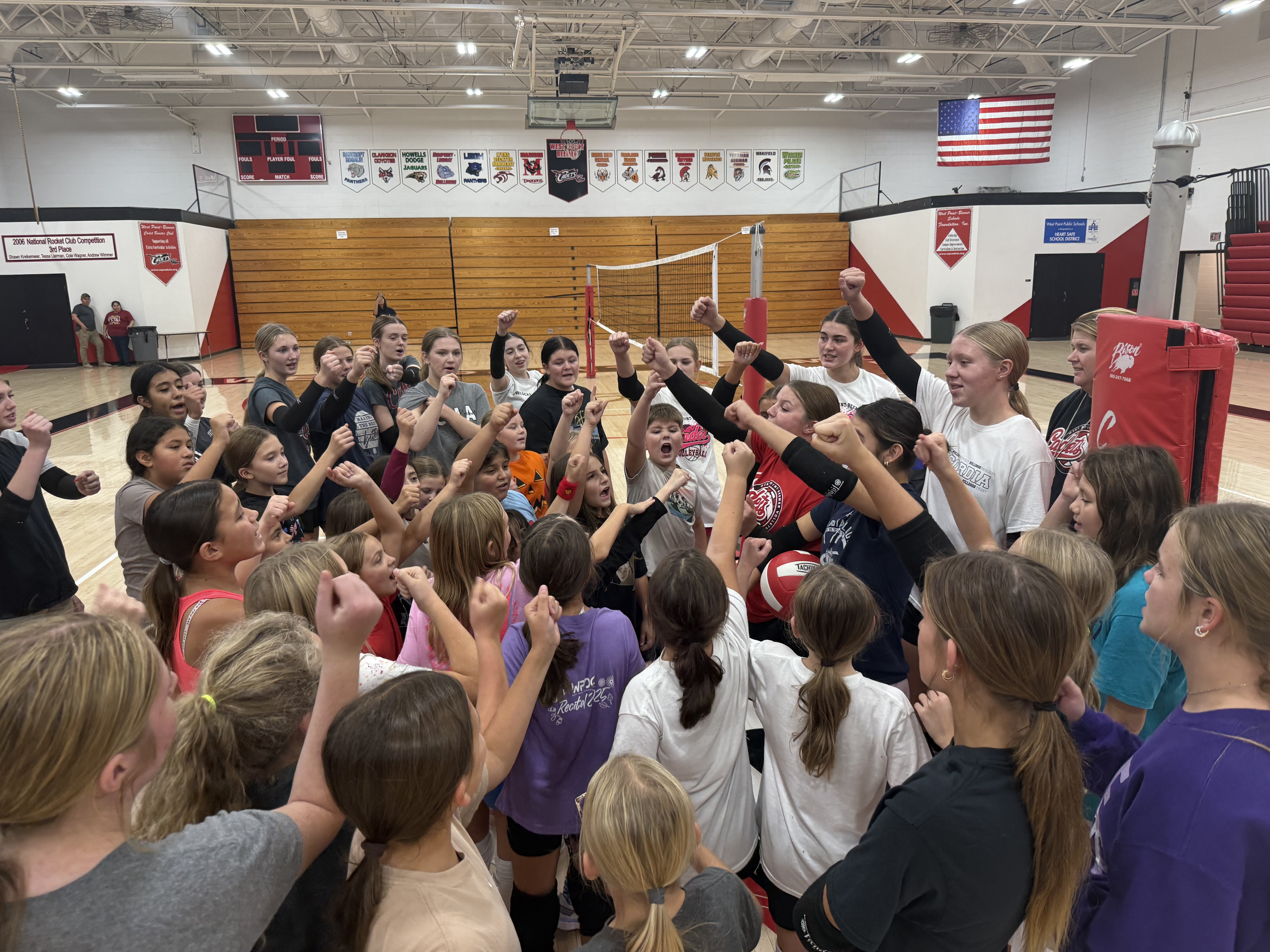HS VB with youth VB