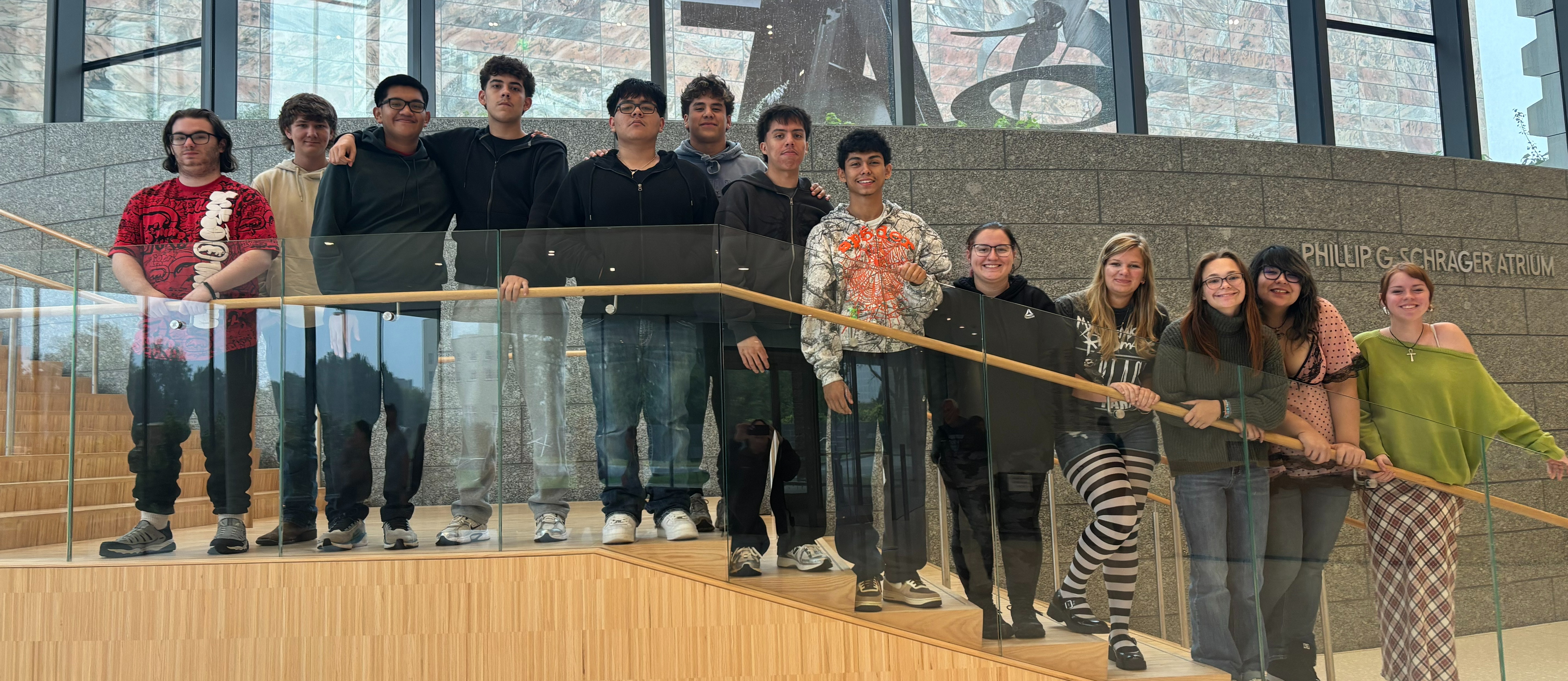 Senior Art Students at the Joslyn Art Museum