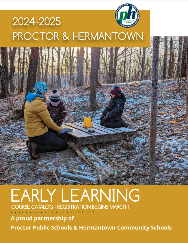 2024-2025 Early Learning Course Catalog 