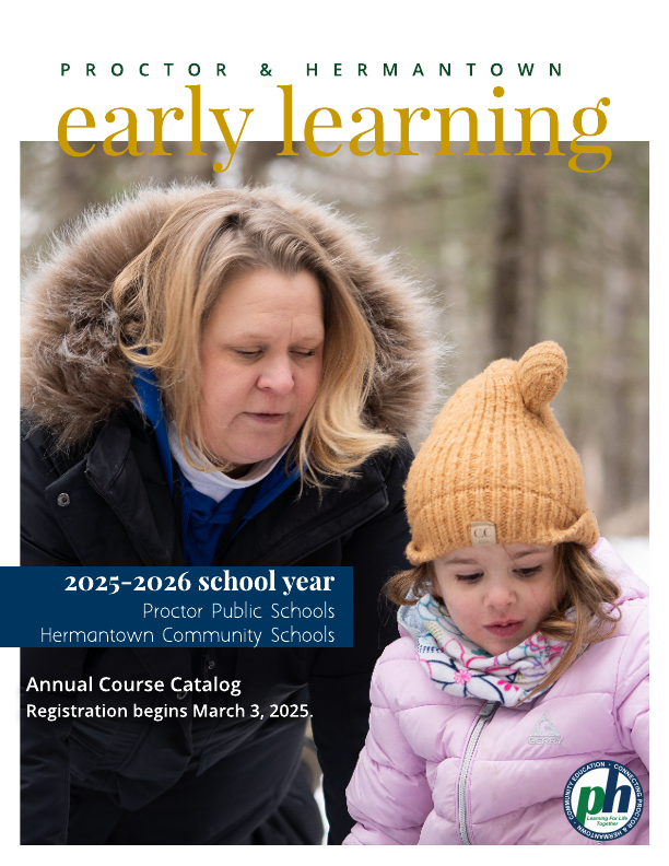 2025-2026 Early Learning Annual Course Catalog