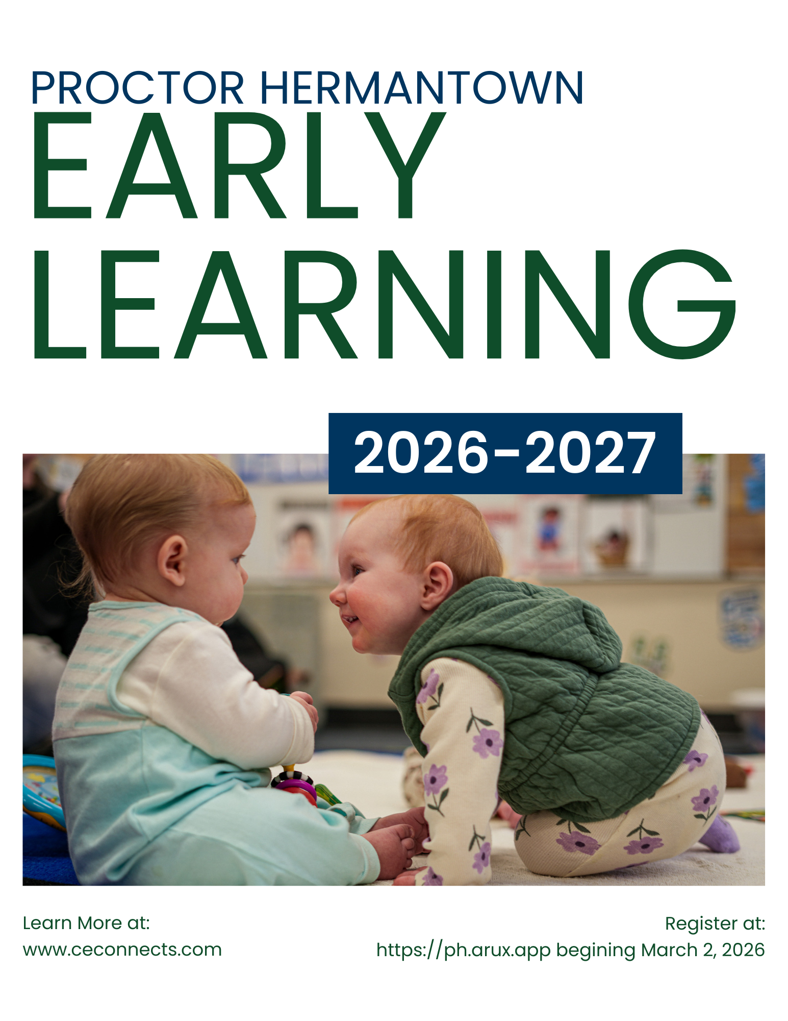 2026-2027 Early Learning Course Catalog Link
