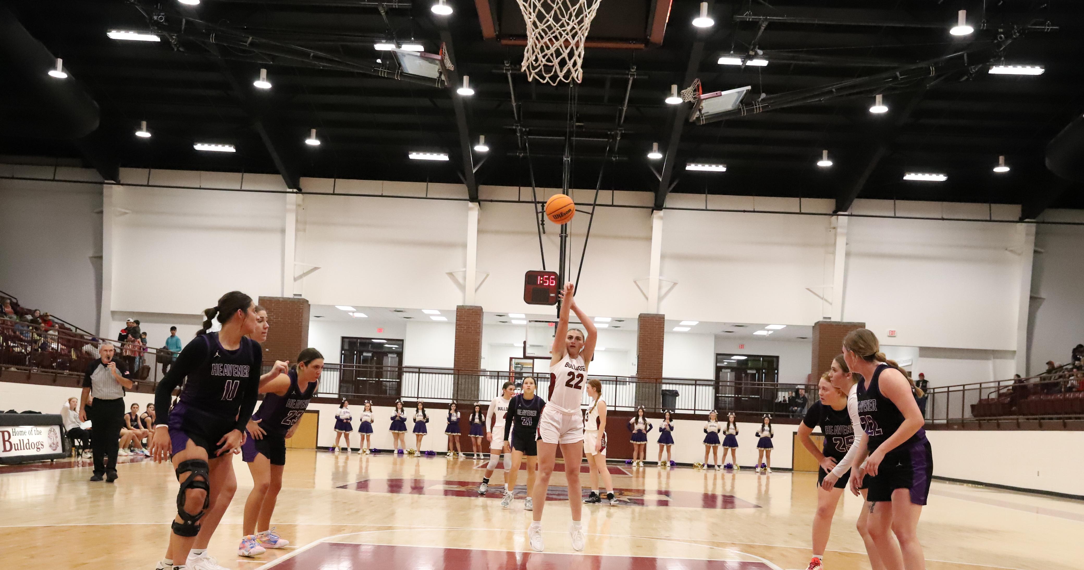 Girls basketball game