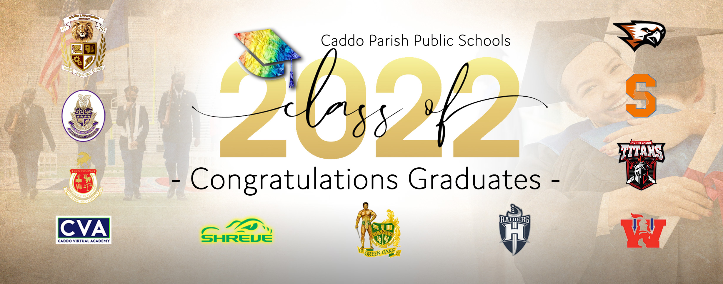 2022 Caddo's High School Graduation Schedule