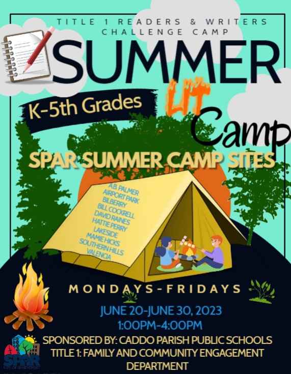 Please click the link below for Summer Lit Camp Application