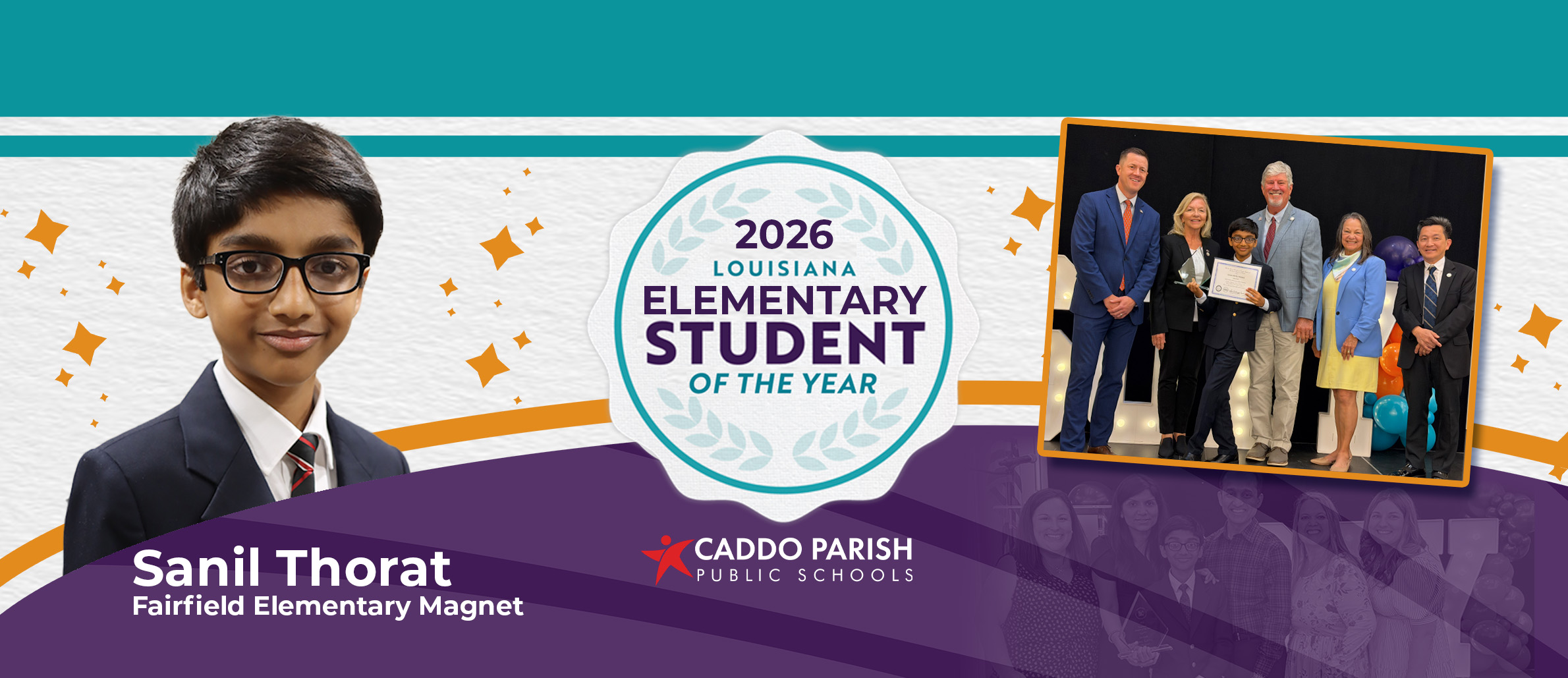 Sanil Named Student of the Year