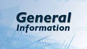 The words General Information