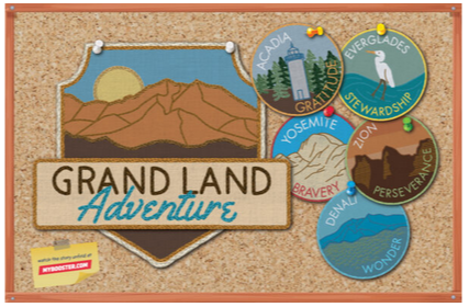 Grand land Adventure logo