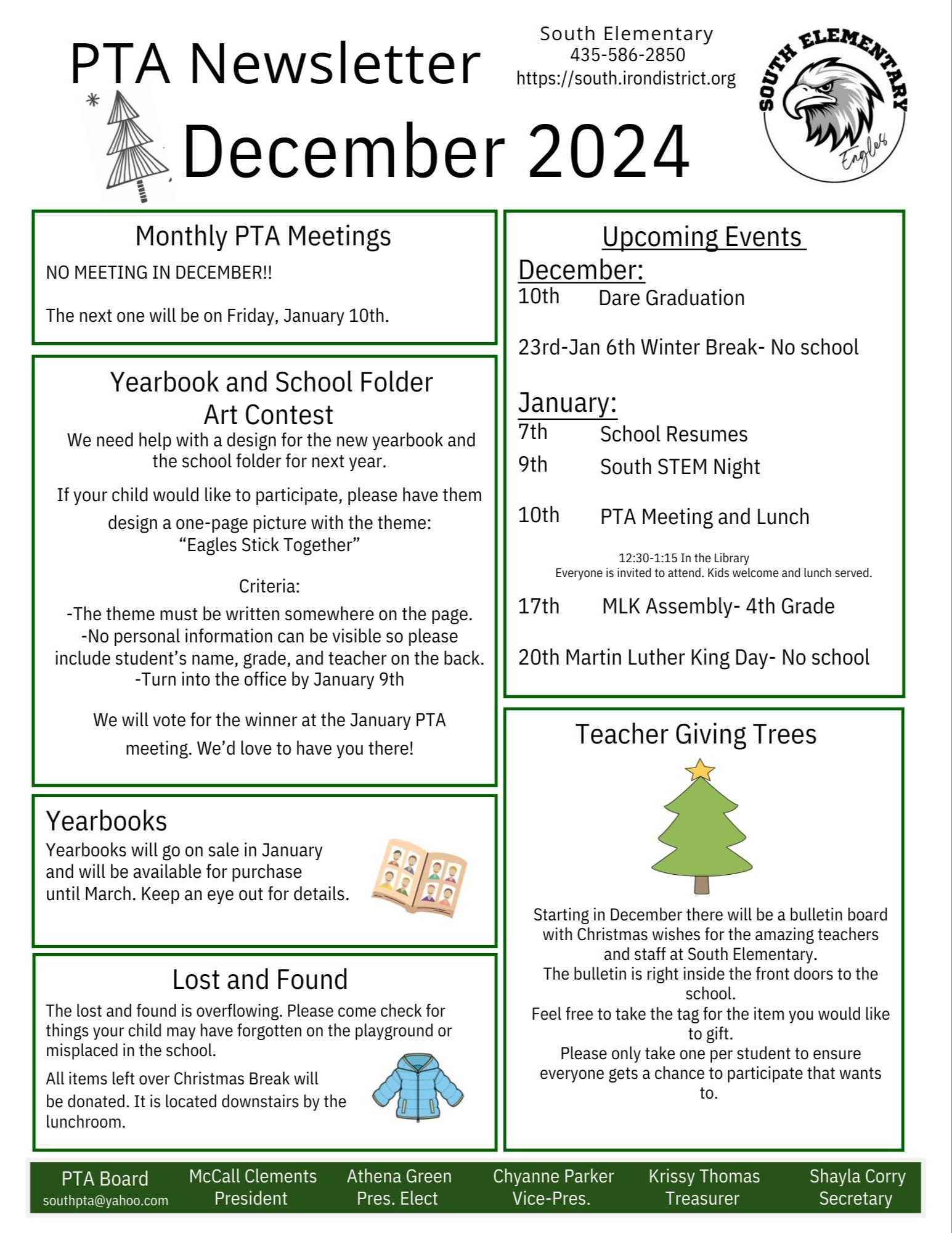 PTA  newsletter