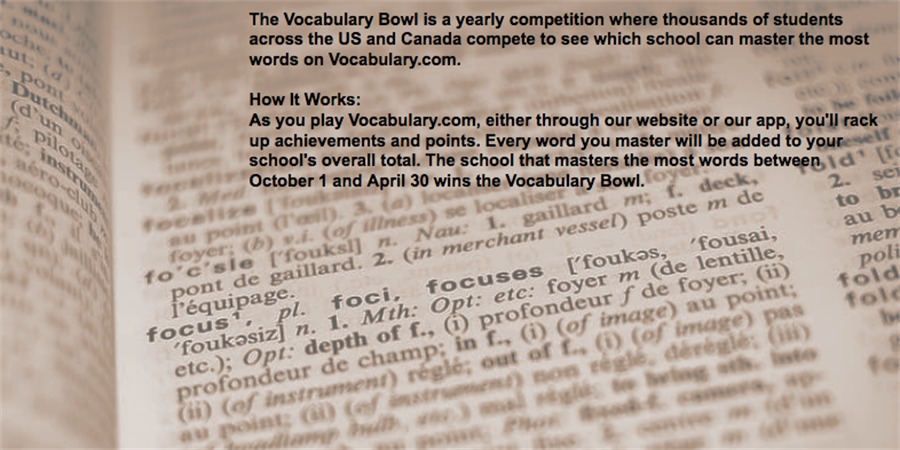 Vocabulary Bowl info