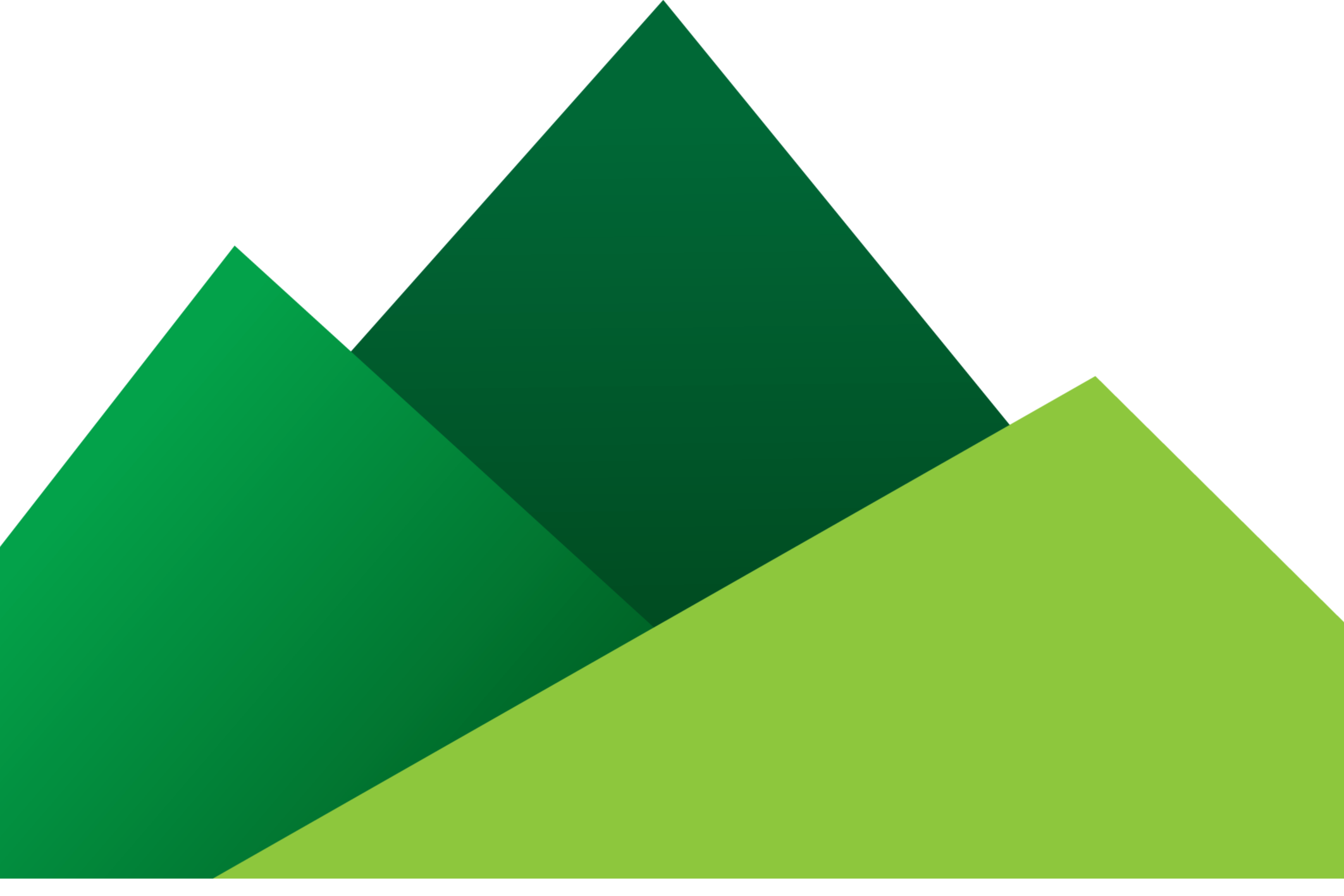 Clipart of Three Peaks Logo