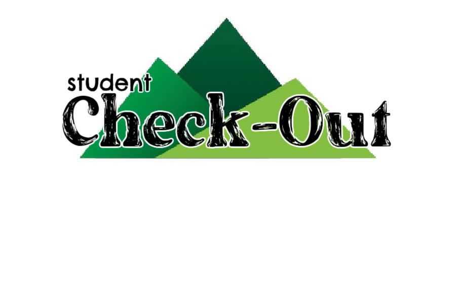 Picture of Text "Student Check-Out"