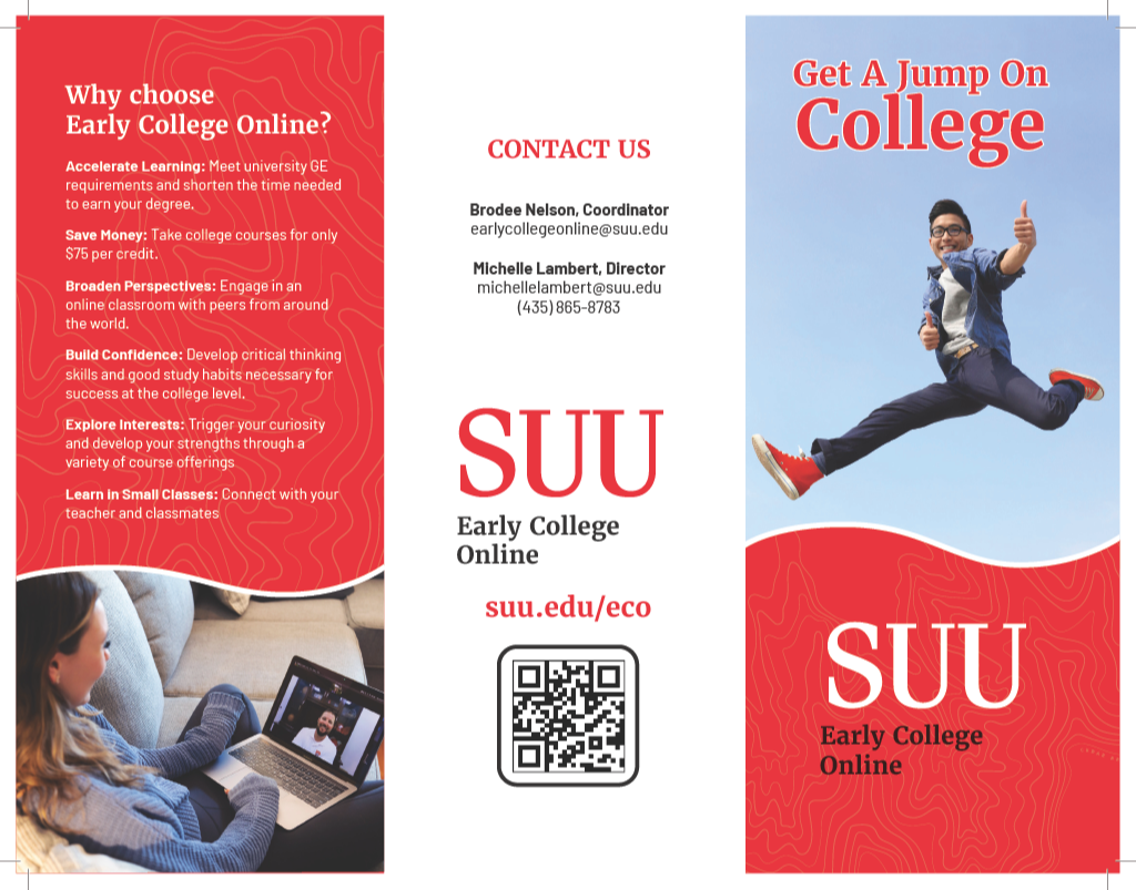 SUU early College  with qr code