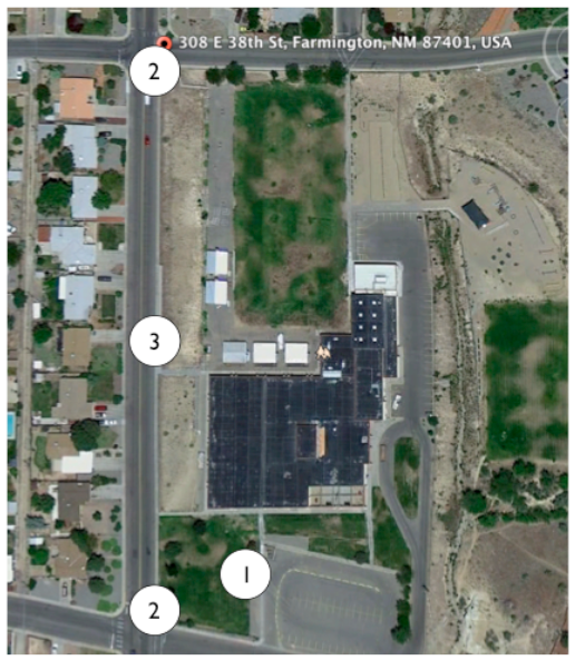 Pick-up drop off zones