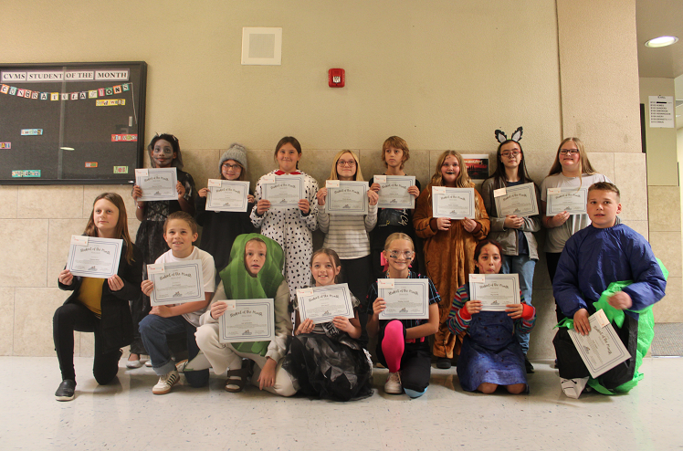 Sixth Grade Students of the Month