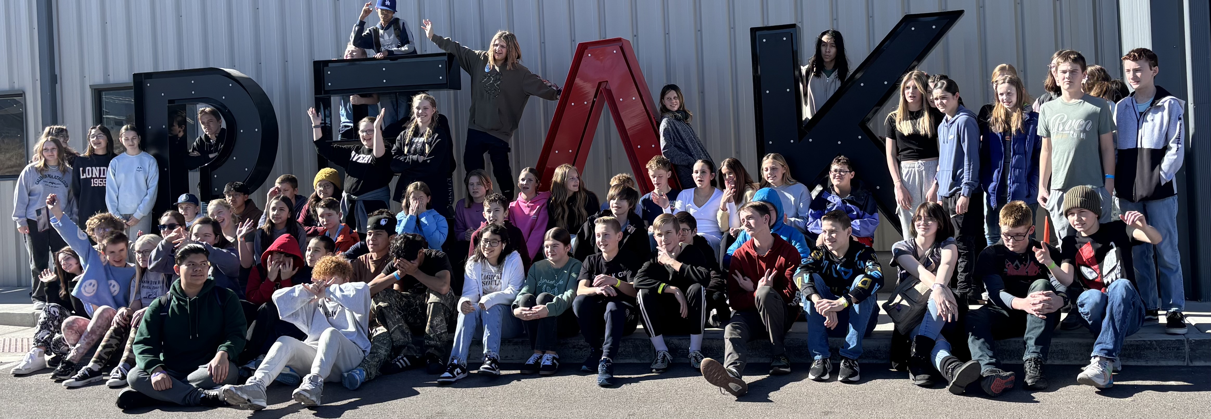 CVMS 8th Grade Students went to SWATC and Red Peak Gym 