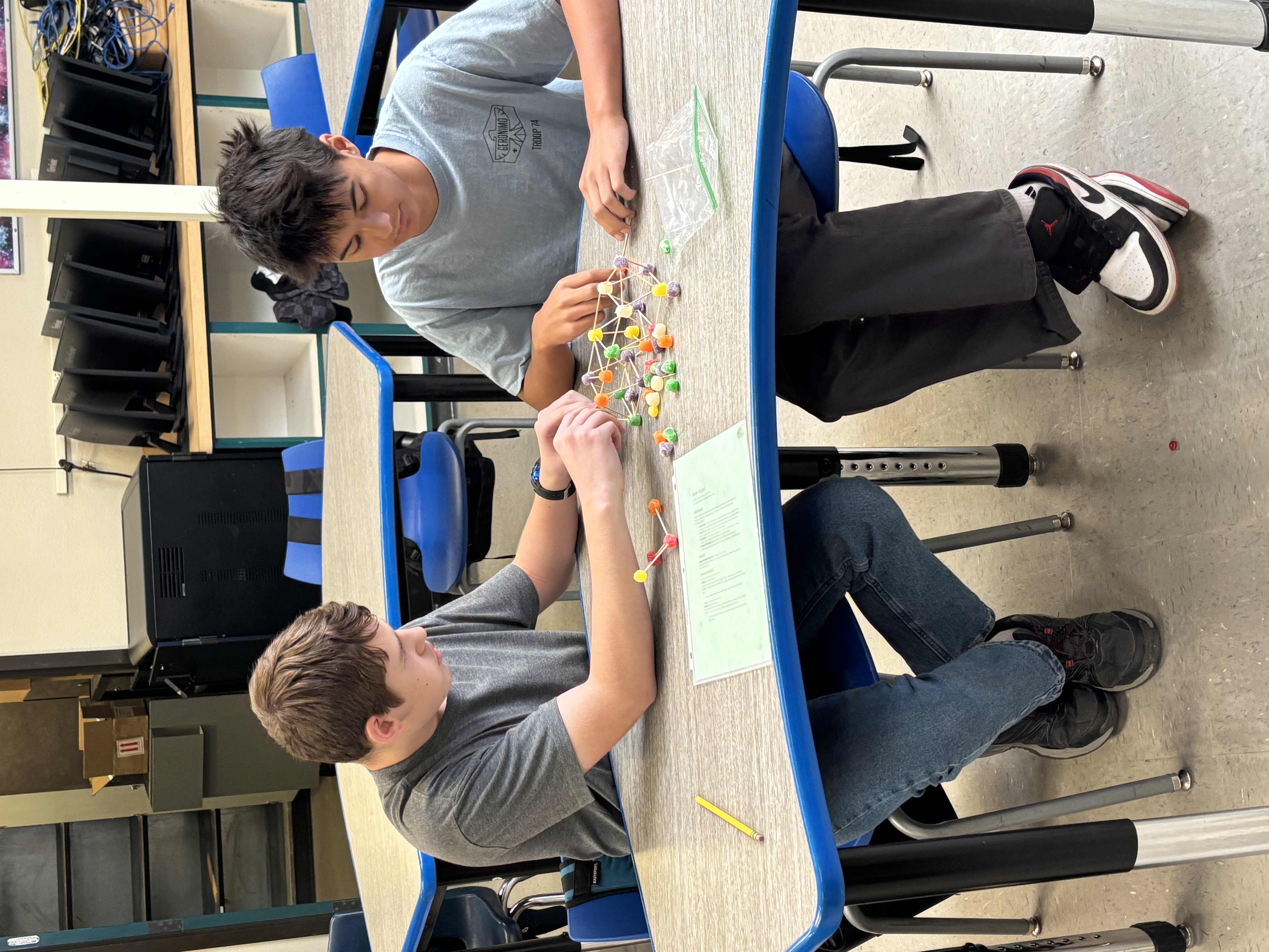 students practice engineering