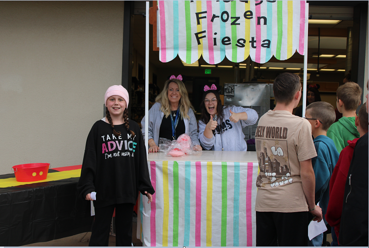 students at 6th grade Disney Day