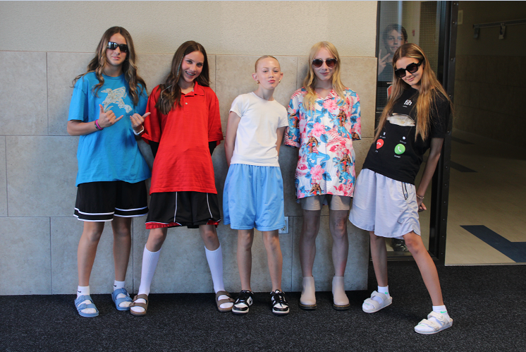 students dress up for Red Ribbon Week