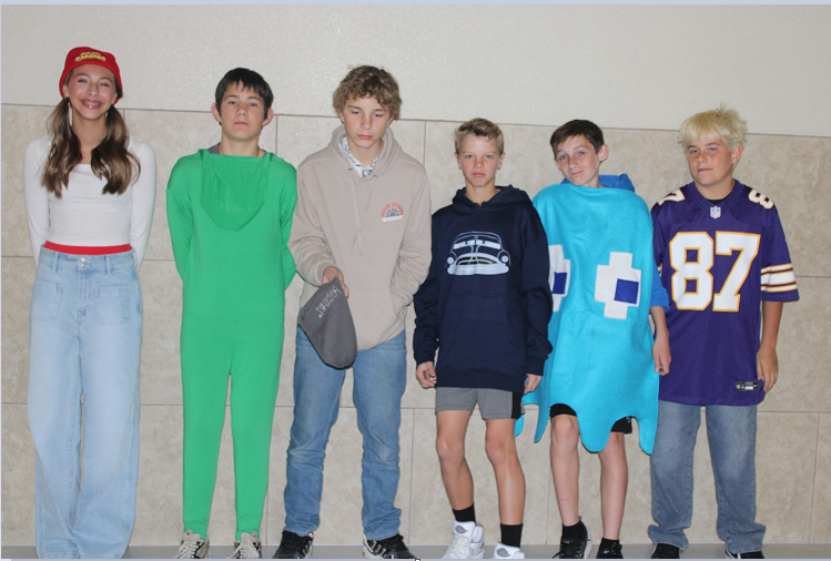 students dress up for Red Ribbon Week