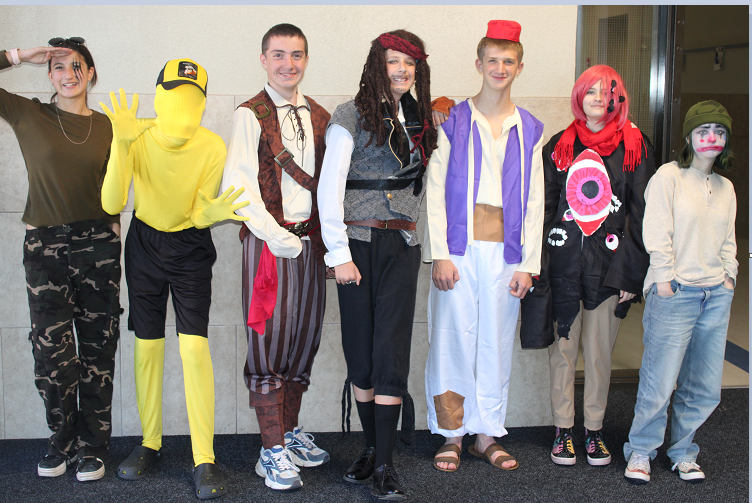 students dress up for Red Ribbon Week