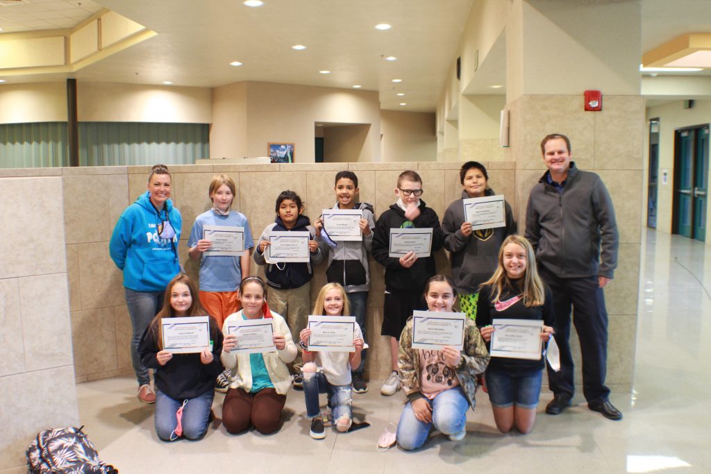 Sixth Grade Students of the Month