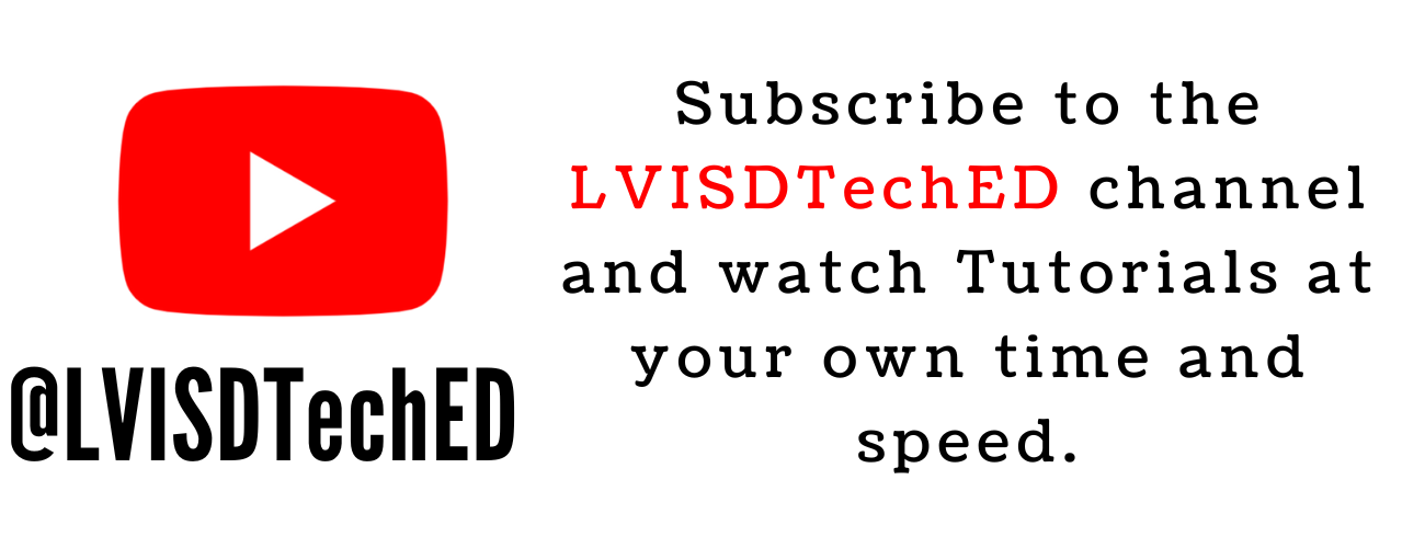 YouTube @LVISDTechED