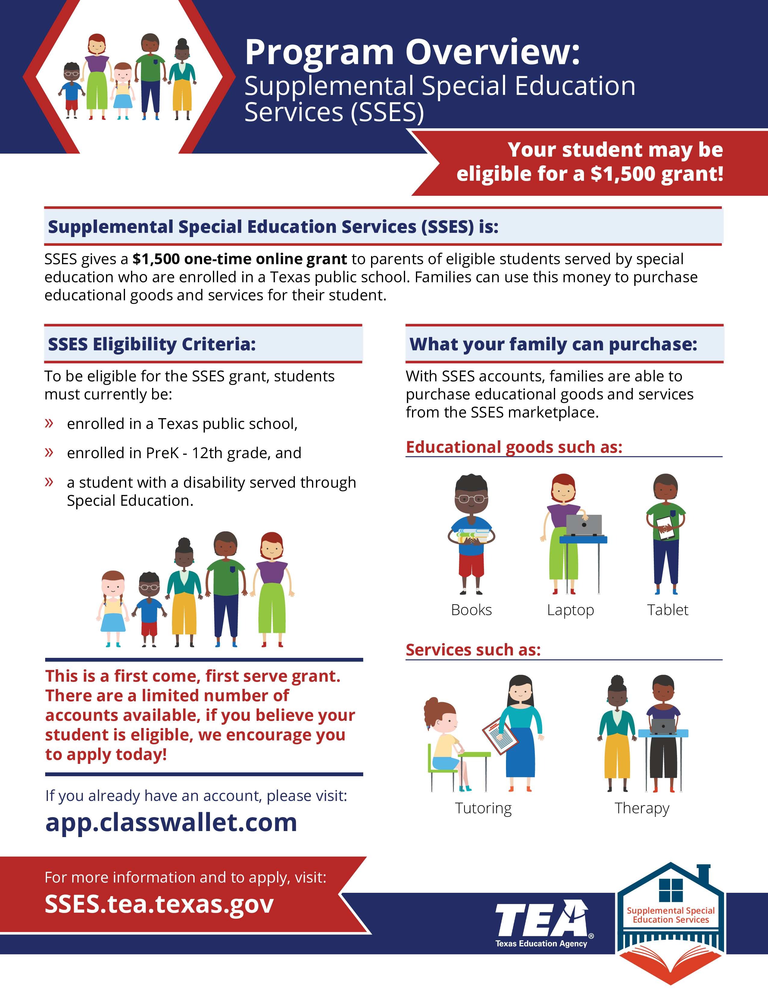 Supplemental Special Education Services Program Overview graphic .