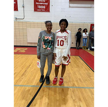 BHS Girls Varsity Basketball Parent Appreciation Night Photo