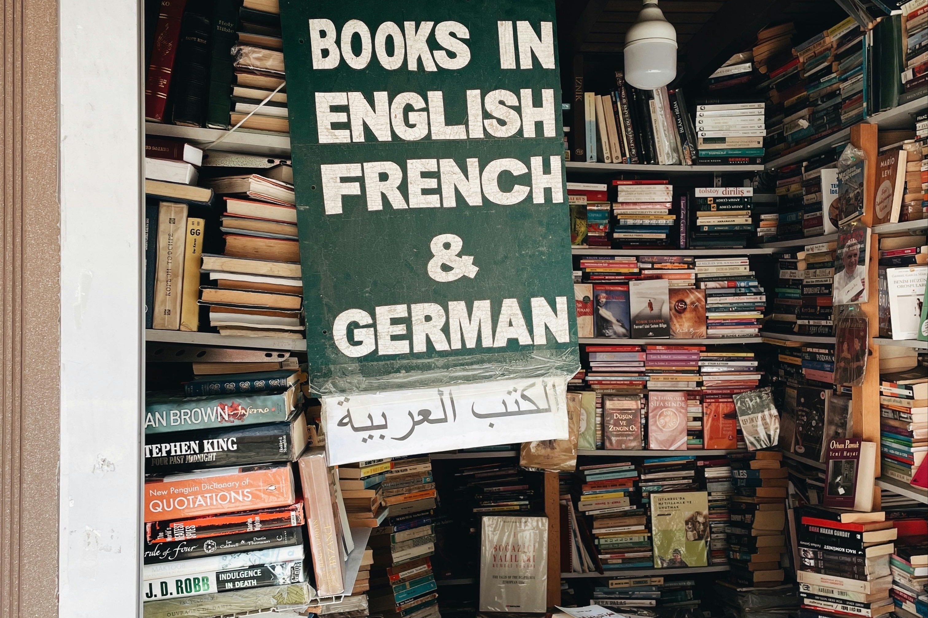 Books in English French & German