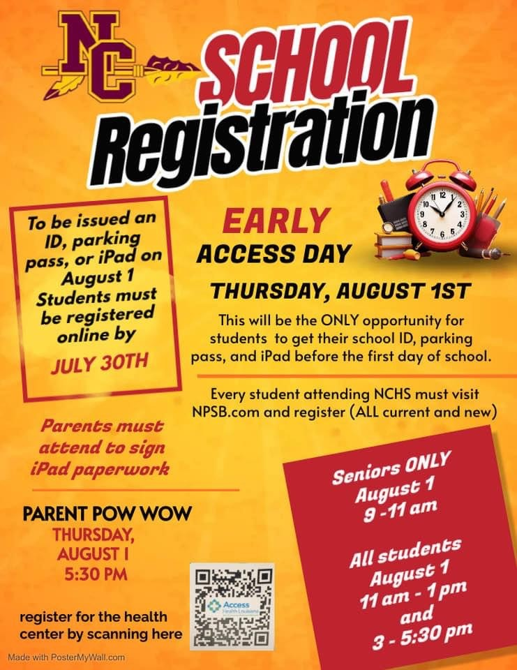 NCHS Registration