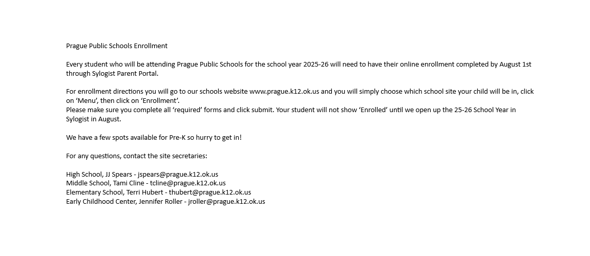 25-26 Enrollment