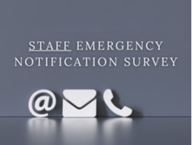 Staff Emergency Contact Survey