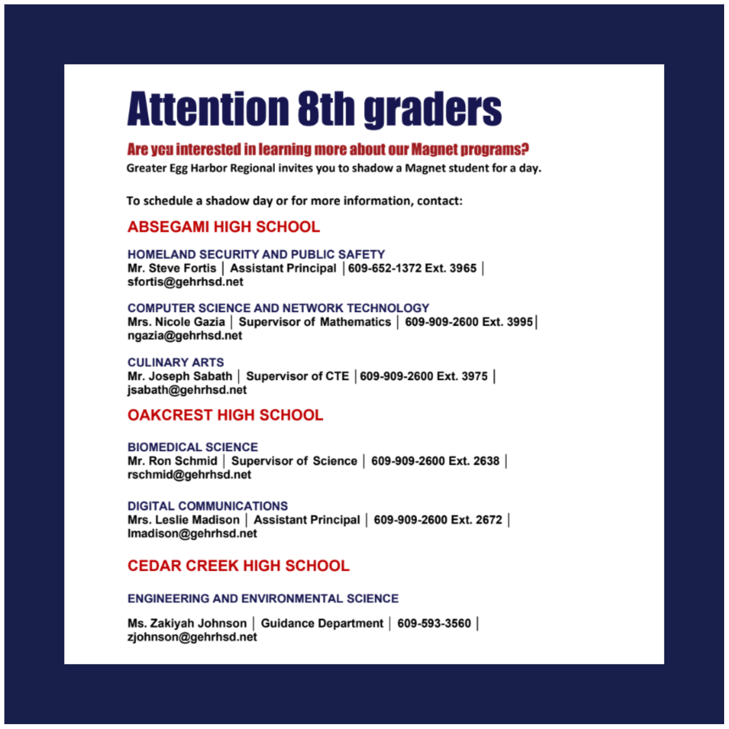 8th graders